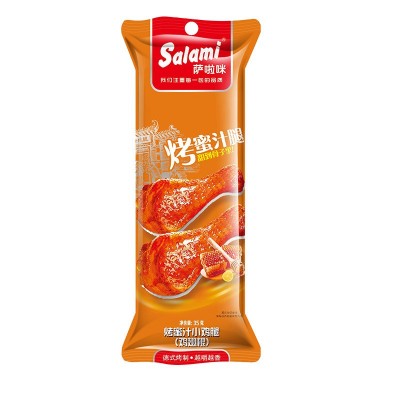 萨啦咪小鸡腿蜜汁蜂蜜味35g 小吃休闲装网红零食温州特产图5