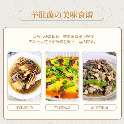 厂家供应云南四川特产羊肚菌食品菌类干货营养煲汤材料食用香浓菌图4