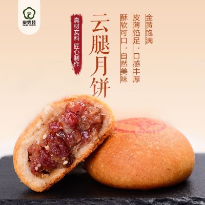 康云特云南特产云腿月饼 手作云腿月饼400g盒装零食糕点