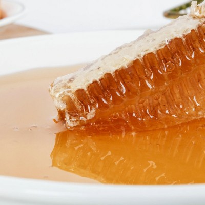 厂家蜂蜜批发土蜂蜜瓶装蜂巢蜜950g 农家土特产巢蜜百花蜜图4