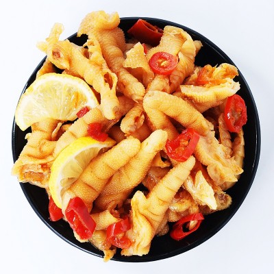 酸辣无骨鸡爪网红即食酸辣柠檬罐装麻辣味零食蒜香脱骨凤爪爆款图3