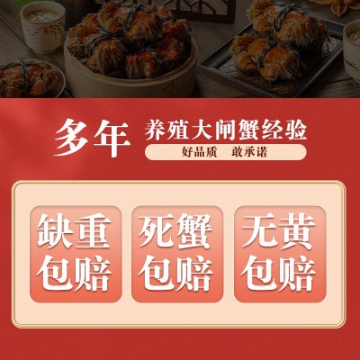 厂家现货批发水产自家养殖河蟹公蟹母蟹现捞发货图3