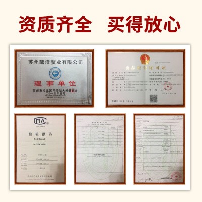 现货阳澄湖镇大闸蟹 公蟹3.5两4只母蟹2.5两4只礼盒装大闸蟹批发图3