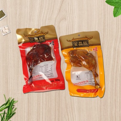 金昌盛麻辣腿100克鸭腿 香辣味烤腿 校园休闲小吃零食批发