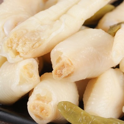 旭杰野山椒泡椒凤爪100g/袋重庆风味熟食鸡爪子批发旅游休闲零食图4