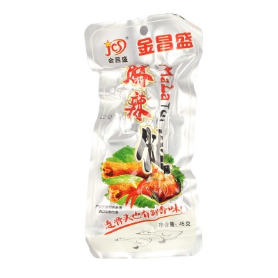 金昌盛麻辣腿45g批发 鲜辣烤腿鸭翅根办公室休闲卤味肉类零食小吃图5