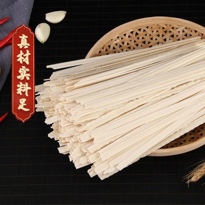 5斤刀削面整箱油泼面袋装铁棍山药裤带面速食宽面条 荞麦龙须挂面图4