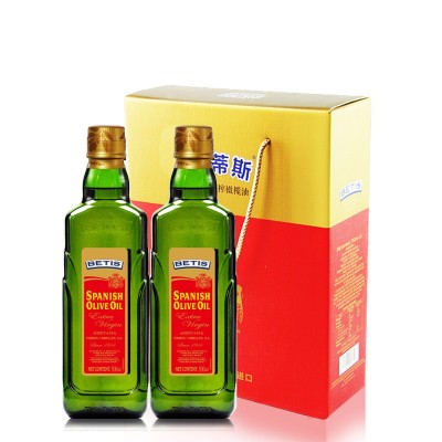 贝蒂斯橄榄油500ml*2礼盒装炒菜烹饪食用油过节节日送礼礼品图5