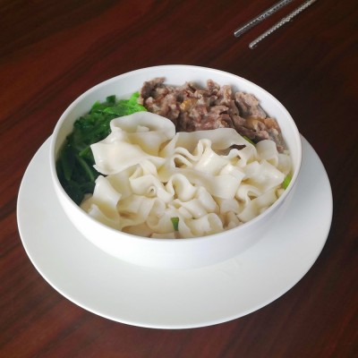 【无碎屑宽面条】爽滑劲道煮汤红烧牛肉拌面刀削火锅易捞鹅肠形面图3