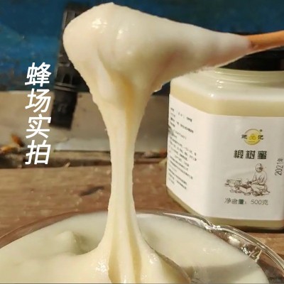 鲍记椴树蜜东北黑蜂结晶雪蜜玻璃瓶装贴牌定制蜂蜜批发500g图5