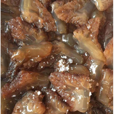 批发大角海蜇头非即食大红角海蜇头深海远洋捕捞红大角绵蜇头图3