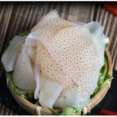 渔民批发珊瑚海蜇皮鲜脆五斤桶装海蛰非即食凉拌菜花点海蜇皮图3