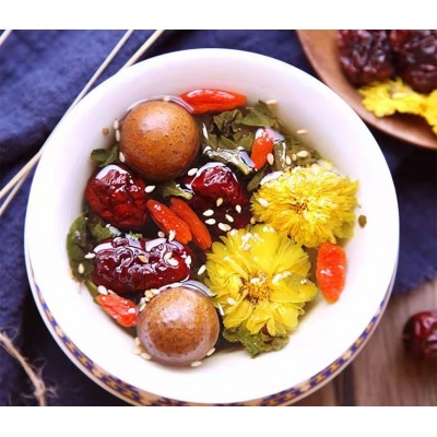 玫瑰八宝茶礼盒 杞老头竹韵840g/盒图3