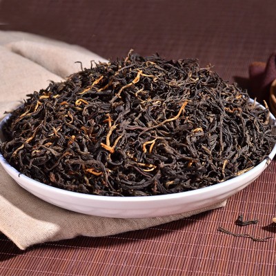 批发2020年春茶 云南松针滇红茶500g散装滇红 金芽红茶