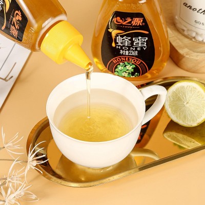 心之源蜂蜜纯正土蜂蜜农家自产百花蜜236g洋槐椴树蜜瓶装厂家批发图2