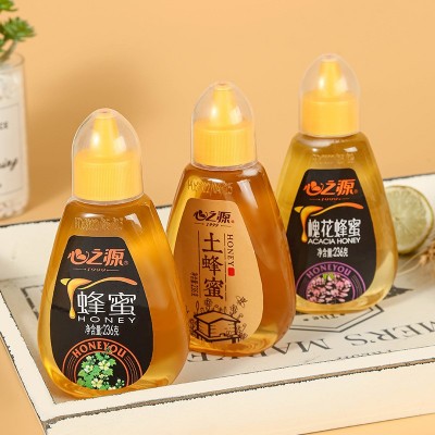 心之源蜂蜜纯正土蜂蜜农家自产百花蜜236g洋槐椴树蜜瓶装厂家批发图4