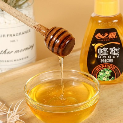 心之源蜂蜜纯正土蜂蜜农家自产百花蜜236g洋槐椴树蜜瓶装厂家批发