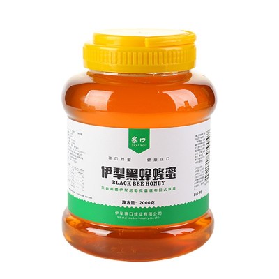 【伊犁寨口蜂业】新疆特产伊犁黑蜂蜂蜜2000g混批诚招微商淘货源图4