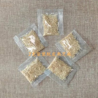 炒芝麻透明小包装2g熟白芝麻商用冷面熟芝麻水爆肚脱皮芝麻包批发图2