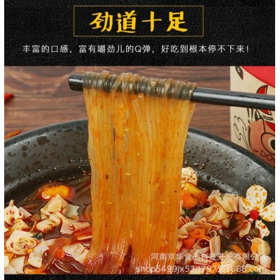 卓华抖粉异族酸辣粉桶装网红红薯粉丝批发图3
