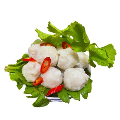 潮实潮汕墨鱼丸花枝丸 捞火锅墨斗丸 汕头特产新鲜制作 肉丸食材