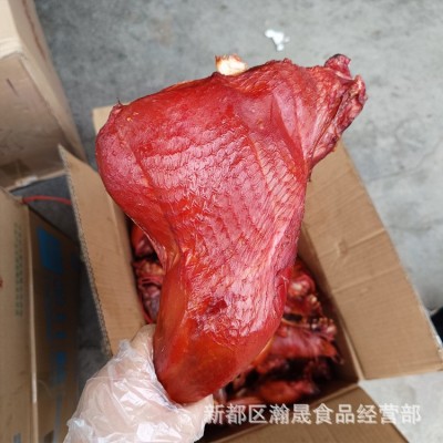 四川特产烟熏火鸡腿烟熏鸡腿烟熏鸭腿厂家批发跑江湖地摊火鸡腿图3