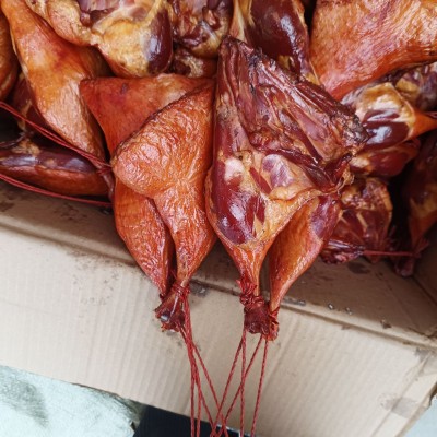 烟熏鸭边腿 烟熏鸡腿 烟熏火鸡腿 厂家货源跑江湖地摊货源图3