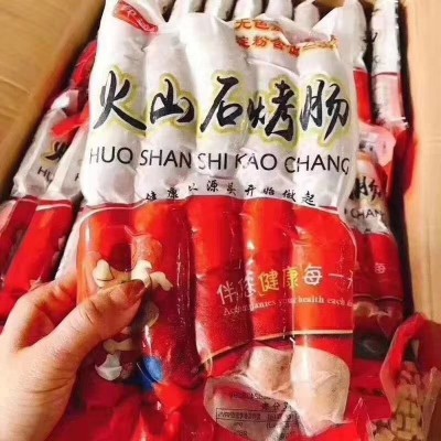 现货供应火山石烤肠 风味休闲零食小吃 带肉馅火山石烤肠图5