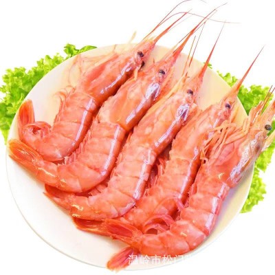 船冻红虾刺身日料海虾仁剑虾海鲜批发新鲜活速冻大虾非阿根廷红虾