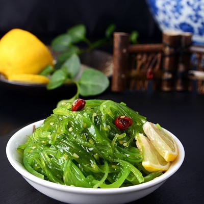 鲜获海藻沙拉调味裙带菜即食海藻中华海草海白菜400克/袋厂家批发图3