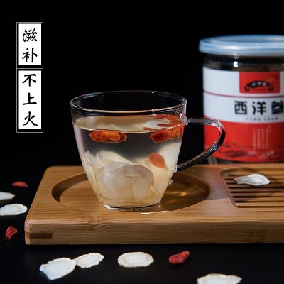 十余亩 西洋参 长白山人参 1.4cm西洋参切片 西洋参加工定制图3