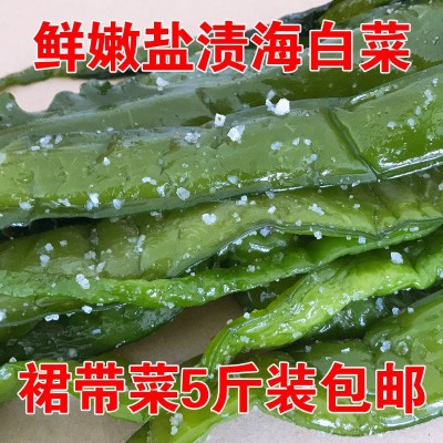 5斤包邮盐渍盐渍裙带梗裙带菜海白菜海藻海菠菜海鲜海裙菜凉拌菜图2