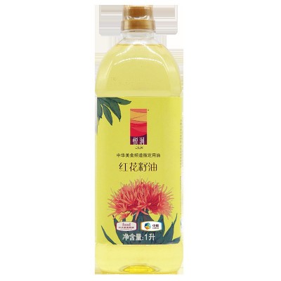 中粮悦润红花籽油1L 1L*2礼盒