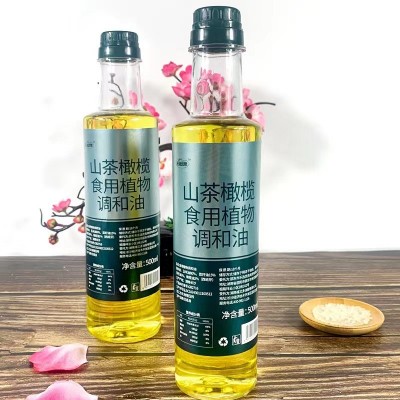 山茶亚麻籽橄榄油调和油500ml家用食用调和油瓶装 现货批发图4
