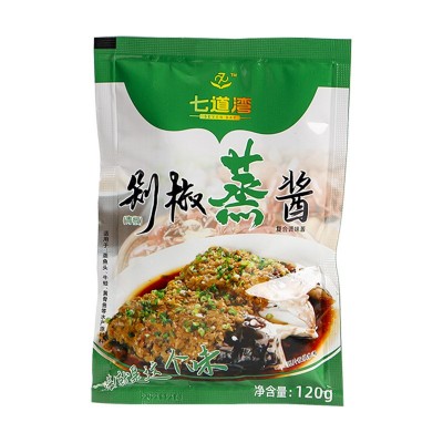 鱼头剁椒蒸酱调料120g红绿袋装食品开袋即食家用商用餐饮酱料拌面图4