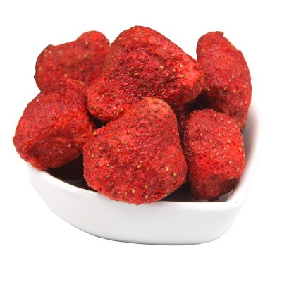 秋百味 1kg散装冻干草莓脆批发O贴E牌M水果干果蔬脆干FD冻干草莓图5