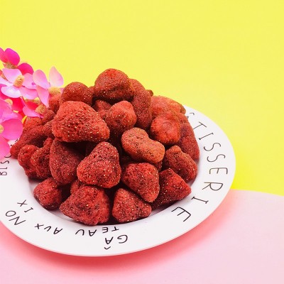 秋百味 1kg散装冻干草莓脆批发O贴E牌M水果干果蔬脆干FD冻干草莓图2