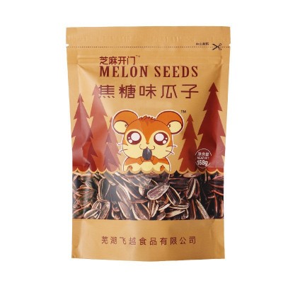 芝麻开门焦糖味核桃味葵花籽炒货零食坚果小吃大颗粒瓜子厂家供应图2