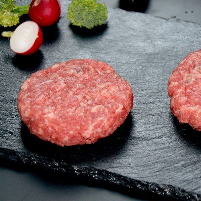 手拍牛肉饼肉含量70%左右牛肉饼油炸半成品牛肉饼汉堡烘焙牛肉饼图3