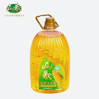 山歌一级玉米油5L 非转基因压榨精炼玉米胚芽油 批发招商代理图3