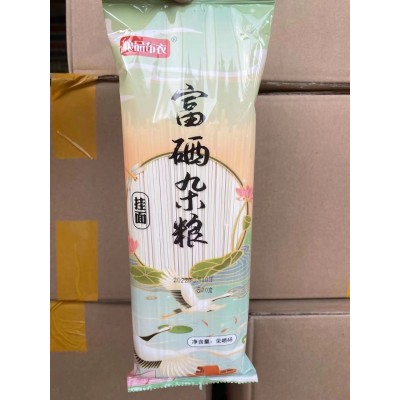 500g富硒山药面条富硒杂粮挂面1斤装会销团购旅行社开业挂面批发图4