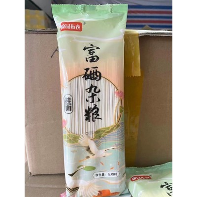 500g富硒山药面条富硒杂粮挂面1斤装会销团购旅行社开业挂面批发图2