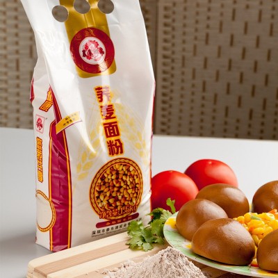 农家御品荞麦面粉1.5kg馒头面条面包专用粉荞麦粉一箱6袋批发图3