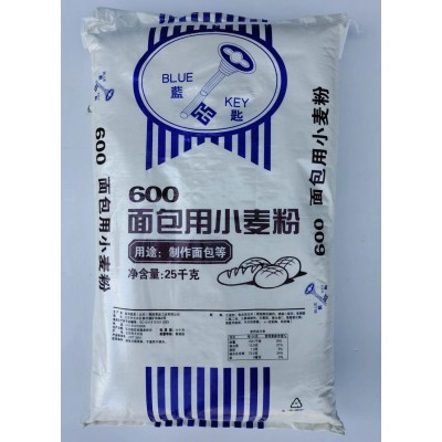 现货批发蓝匙600面包粉25千克 面包，吐司烘焙面粉25kg图1