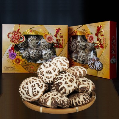 随州干香菇菌南北干货礼盒装湖北特产一件代发 短柄白花菇冬菇干