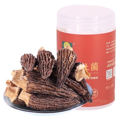 云耳牌云南羊肚菌特产南北干货野生菌菇罐装50g批发源头厂家直供图5