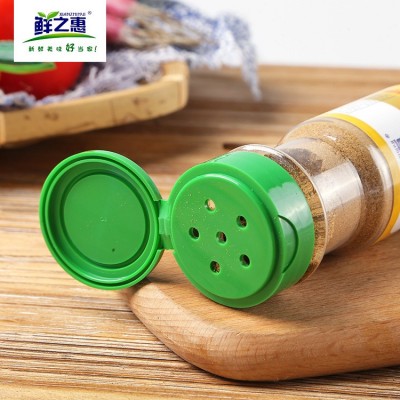 批发鲜之惠黑白胡椒粉孜然花椒盐五香辣椒瓶装餐饮烧烤撒料调味料图4