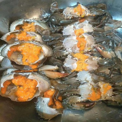 【长期供应】鲜活昆明红膏蟹 孟加拉膏蟹 昆明发货酒店专业配送图2