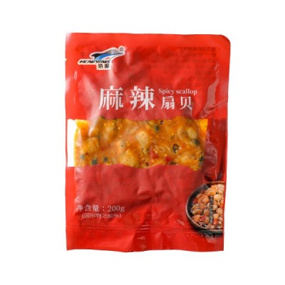 麻辣扇贝200g/袋 袋装麻辣鲜香 汤汁浓郁 加热即食 现货批发图4
