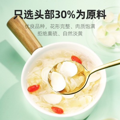 龙山百合干袋装 药食同源龙牙百合片大肉厚煲汤百合干花草茶批发图4